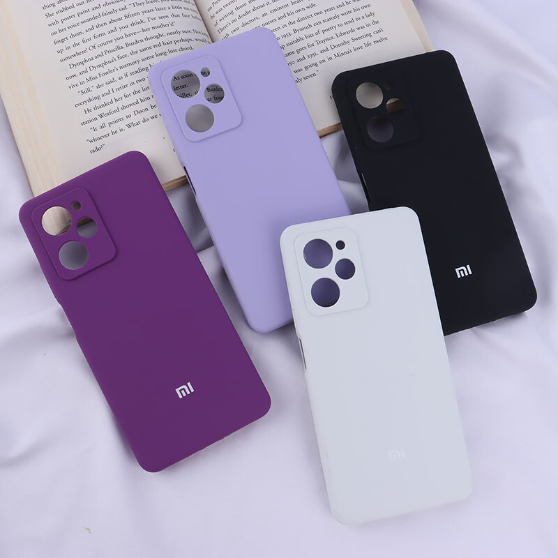 قاب سیلیکونی اصلی زیربسته شیائومی Poco X5 Pro محافظ لنزدار