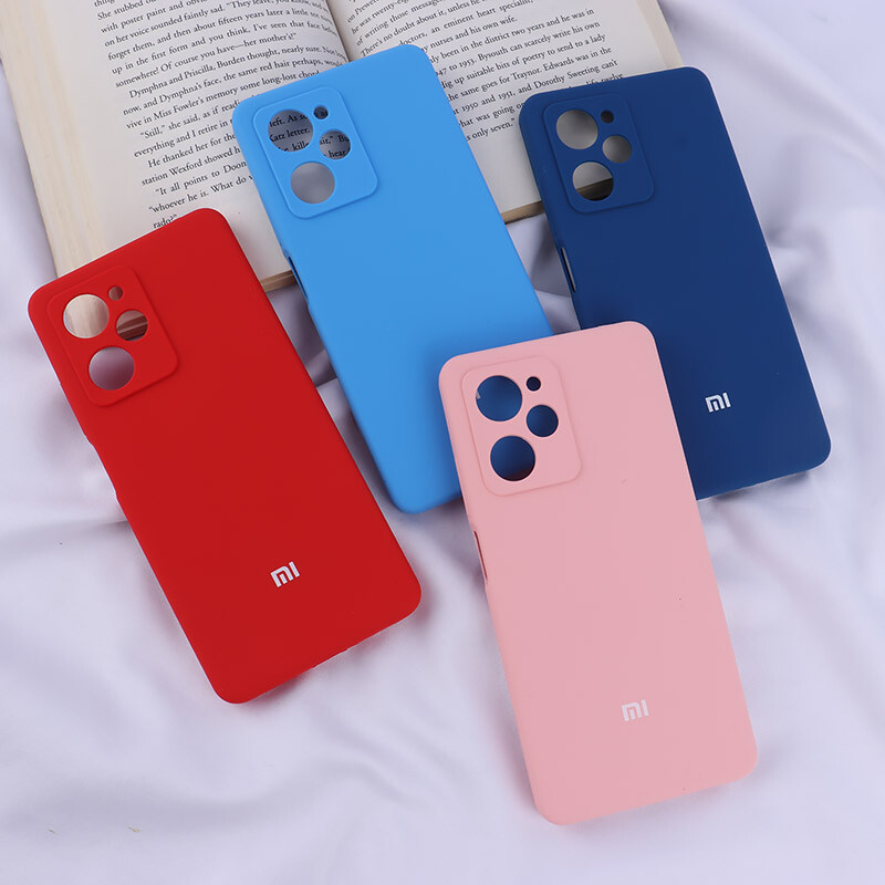 قاب سیلیکونی اصلی زیربسته شیائومی Poco X5 Pro محافظ لنزدار
