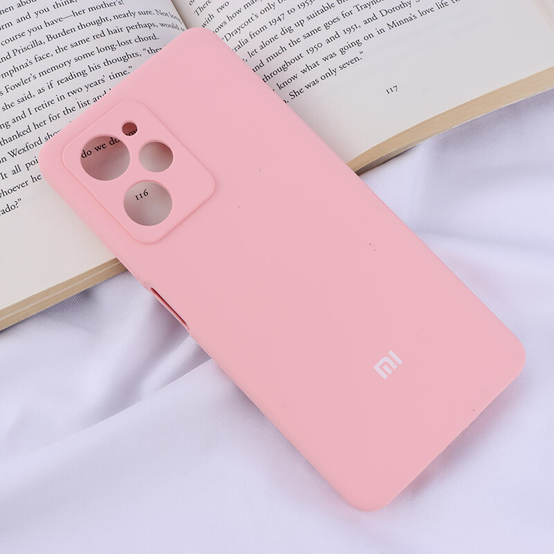 قاب سیلیکونی اصلی زیربسته شیائومی Poco X5 Pro محافظ لنزدار