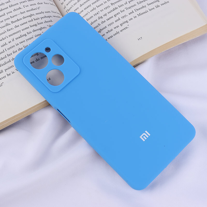 قاب سیلیکونی اصلی زیربسته شیائومی Poco X5 Pro محافظ لنزدار