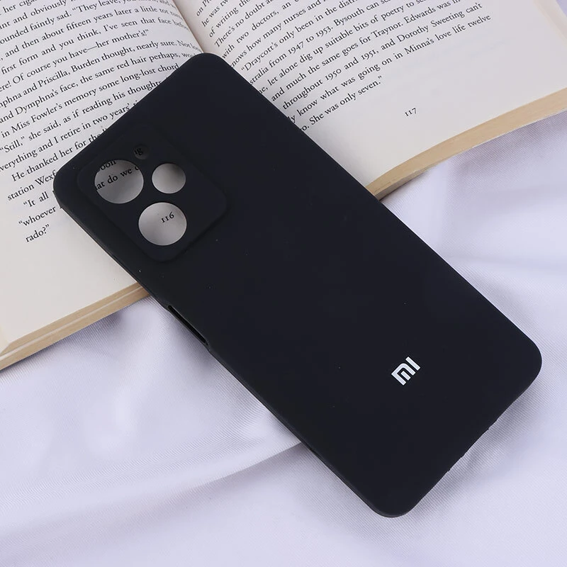 قاب سیلیکونی اصلی زیربسته شیائومی Poco X5 Pro محافظ لنزدار