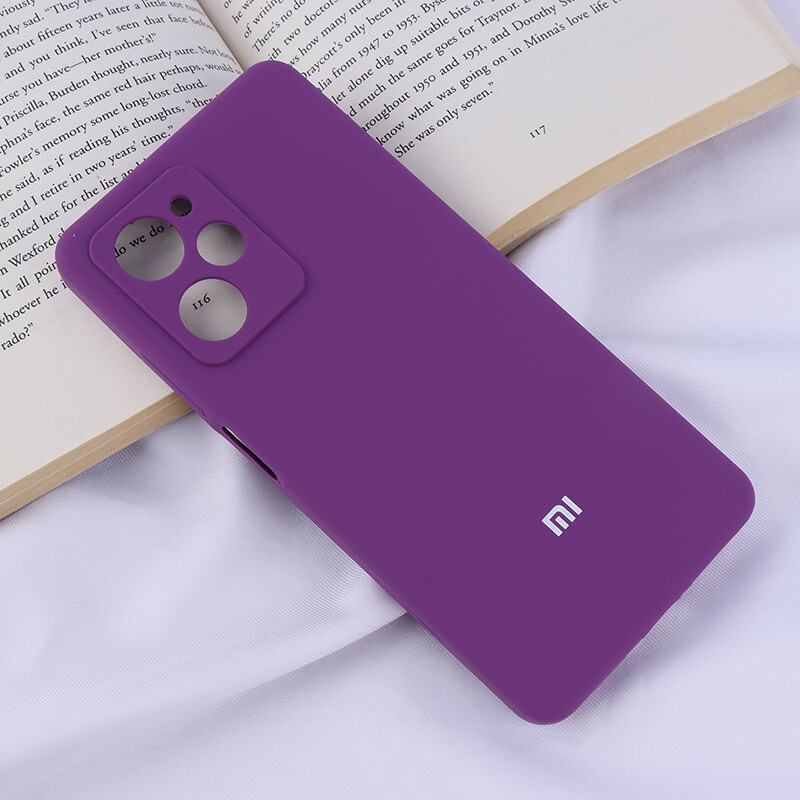 قاب سیلیکونی اصلی زیربسته شیائومی Poco X5 Pro محافظ لنزدار