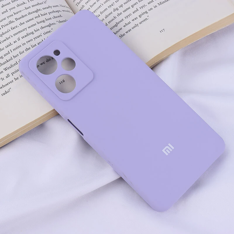 قاب سیلیکونی اصلی زیربسته شیائومی Poco X5 Pro محافظ لنزدار