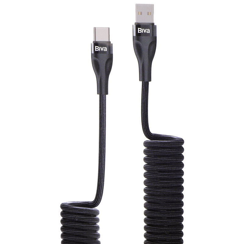 کابل تایپ سی فست شارژ Biva C-25T 12W 1.8m