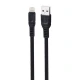کابل آیفونی فست شارژ Hatron HC154I 2.4A 1m