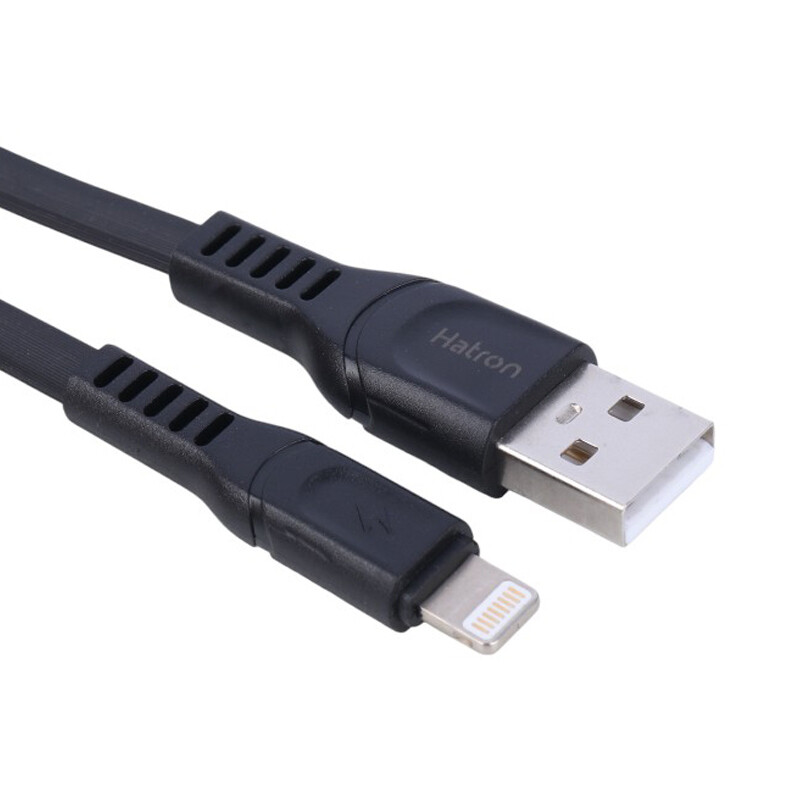 کابل آیفونی فست شارژ Hatron HC154I 2.4A 1m