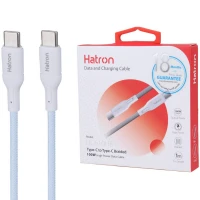 کابل تبدیل فست شارژ Hatron HC610HB Type-C To Type-C 100W 5A 1m