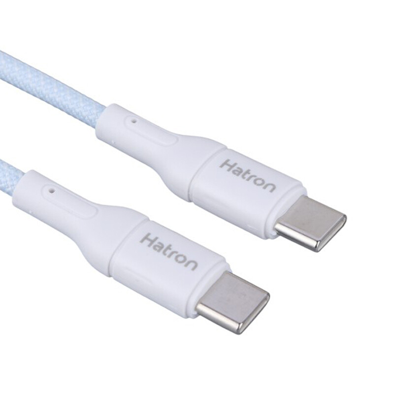 کابل تبدیل فست شارژ Hatron HC610HB Type-C To Type-C 100W 5A 1m