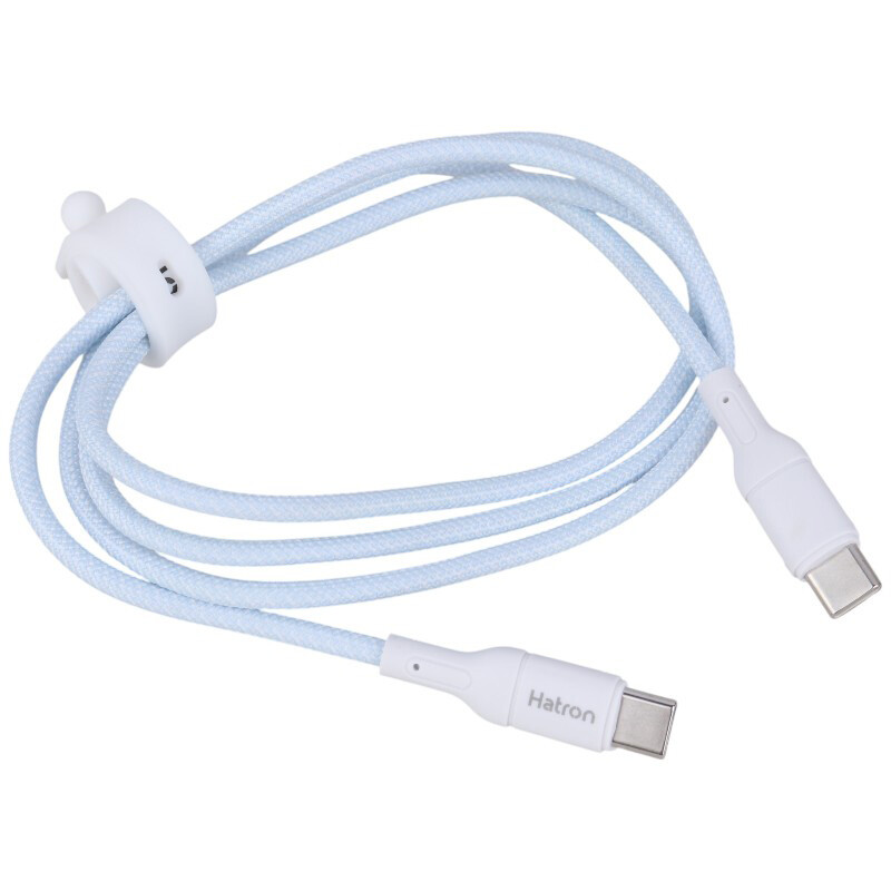 کابل تبدیل فست شارژ Hatron HC610HB Type-C To Type-C 100W 5A 1m
