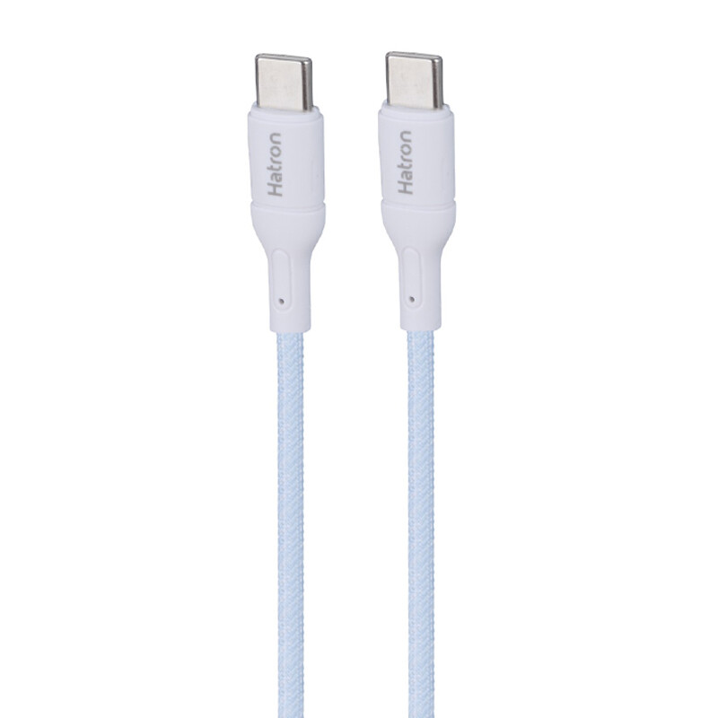 کابل تبدیل فست شارژ Hatron HC610HB Type-C To Type-C 100W 5A 1m