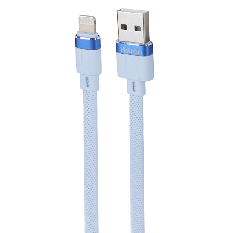 کابل آیفونی فست شارژ Hatron HC155i 2.1A 1m