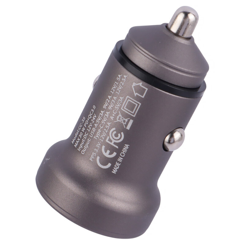 شارژر فندکی فست شارژ Biva CC-35 3A QC3.0 PD 30W
