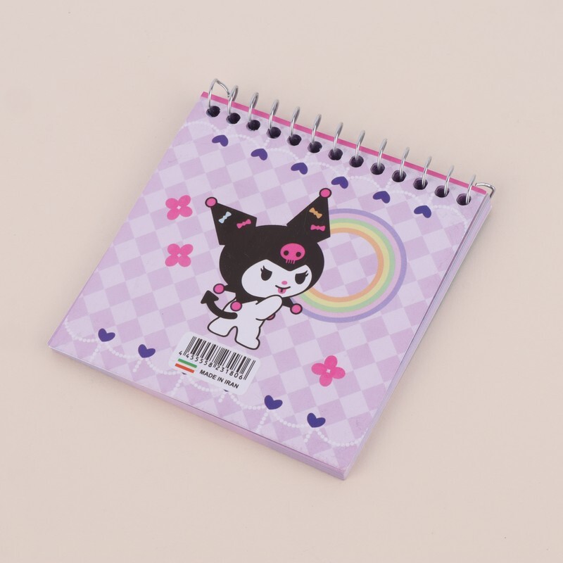 دفترچه یادداشت 50 برگ حاشیه دار Kuromi