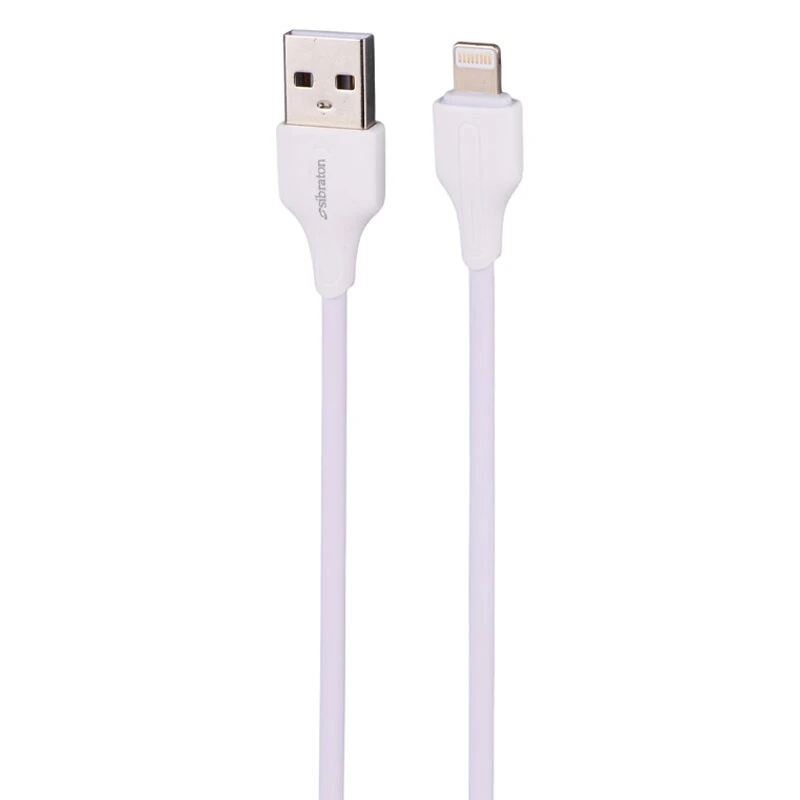 کابل آیفونی فست شارژ Sibraton S410i 2.1A 1m