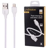 کابل آیفونی فست شارژ Sibraton S410i 2.1A 1m
