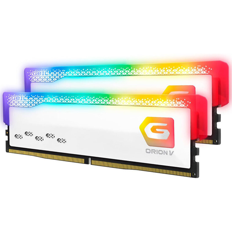 رم کامپیوتر گیل ORION V WHITE RGB DDR5 32GB Dual 6000MHz CL38