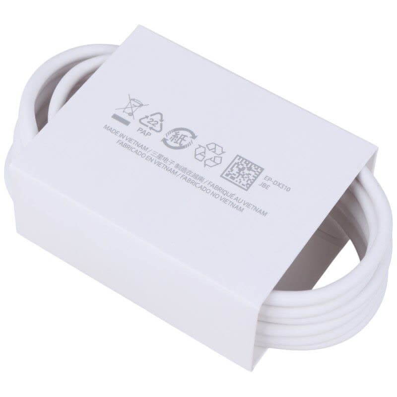 کابل تبدیل فست شارژ Samsung EP-DX310JBE Type-C To Type-C 3A 1.8m
