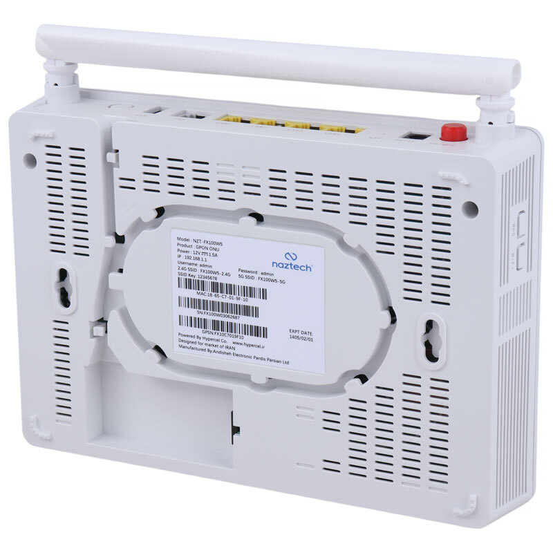 مودم روتر فیبر نوری نزتک Nzt-Fx100w5