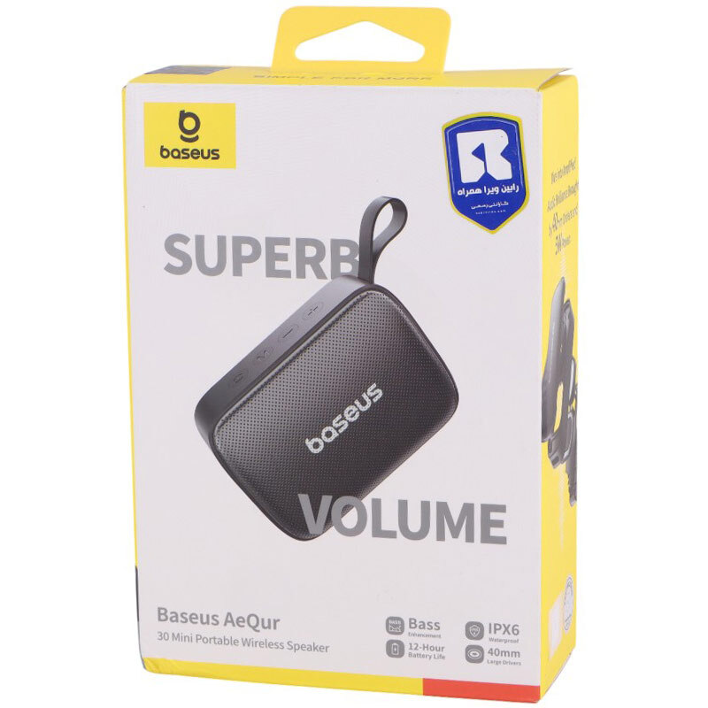 اسپیکر بلوتوثی باسئوس AeQur 30 Mini A20077900123