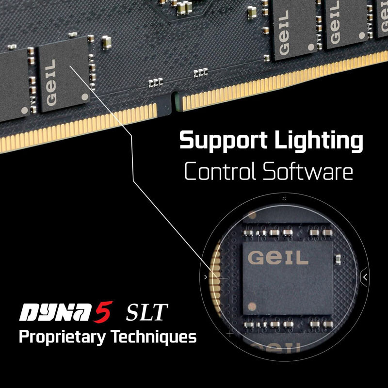 رم کامپیوتر گیل Orion V White RGB DDR5 32GB Dual 5600MHz CL38