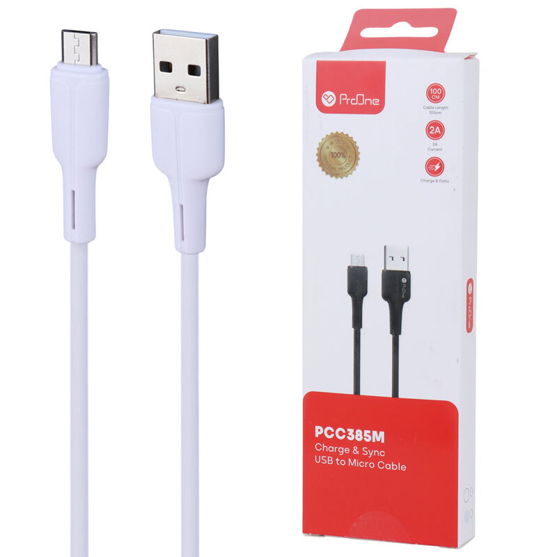 کابل میکرو یو اس بی ProOne PCC385m 1m