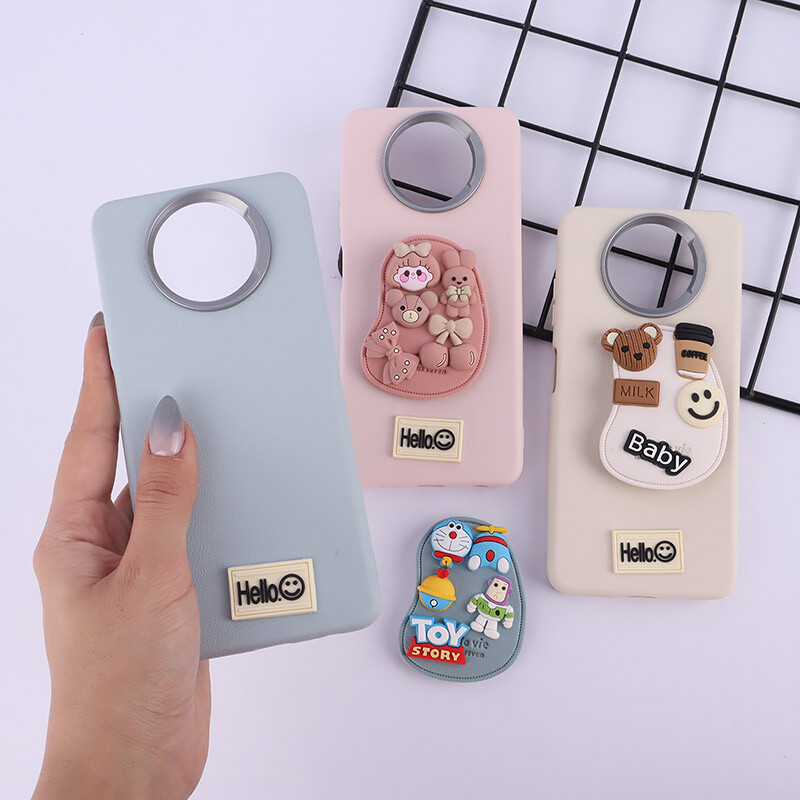 قاب چرمی ژله ای Leather شیائومی Poco X3 / X3 NFC / X3 Pro پاپ سوکت دار