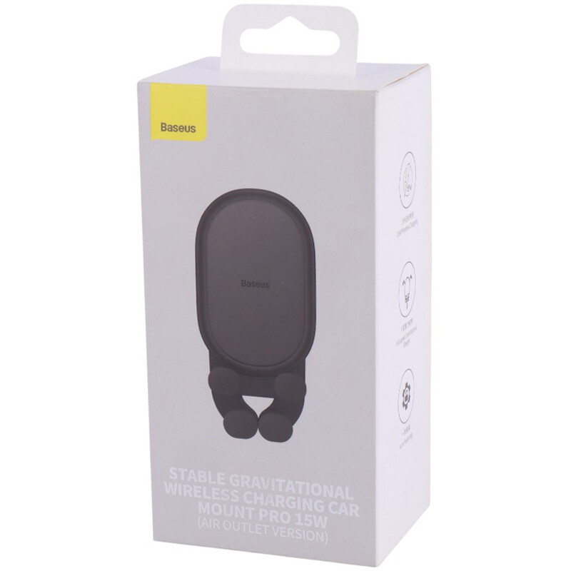 هولدر و شارژر وایرلس Baseus Stable Series BS-CM014 SUWX030001 15W