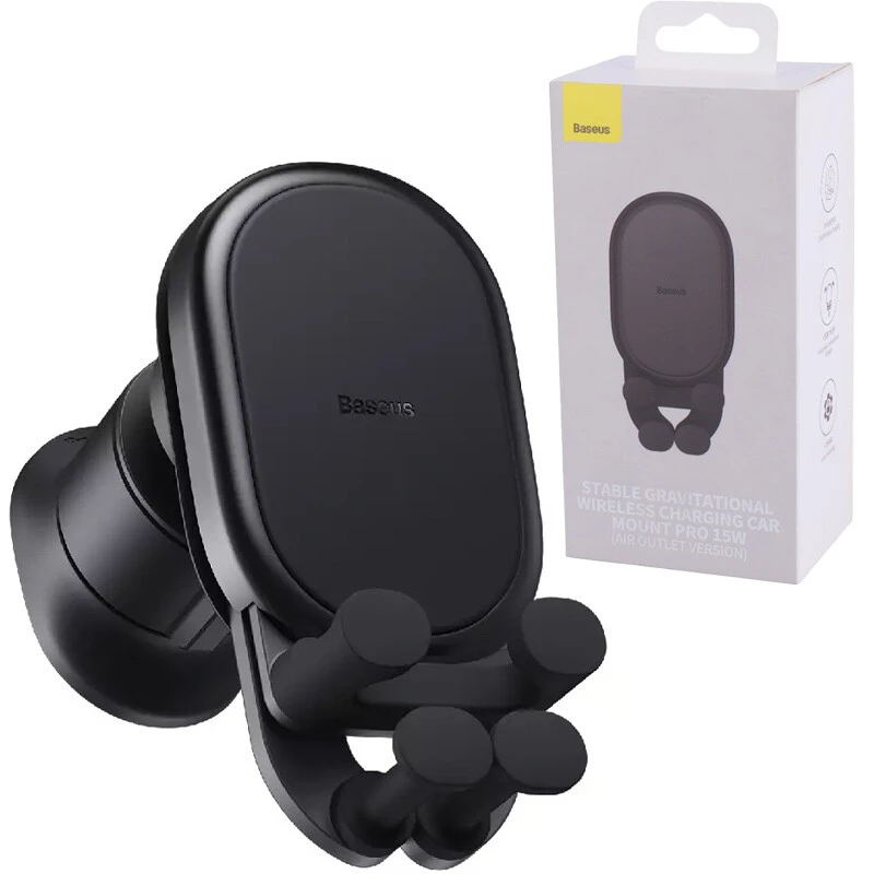 هولدر و شارژر وایرلس Baseus Stable Series BS-CM014 SUWX030001 15W
