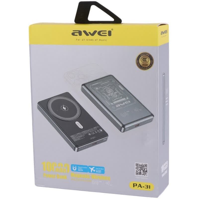 پاور بانک بی سیم فست شارژ اوی PA_31 20W ظرفیت 10000 میلی آمپر ساعت
