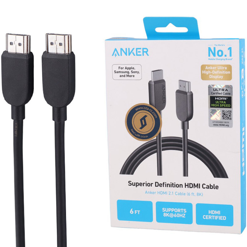 کابل HDMI 8K انکر A8742H طول 1.8 متر