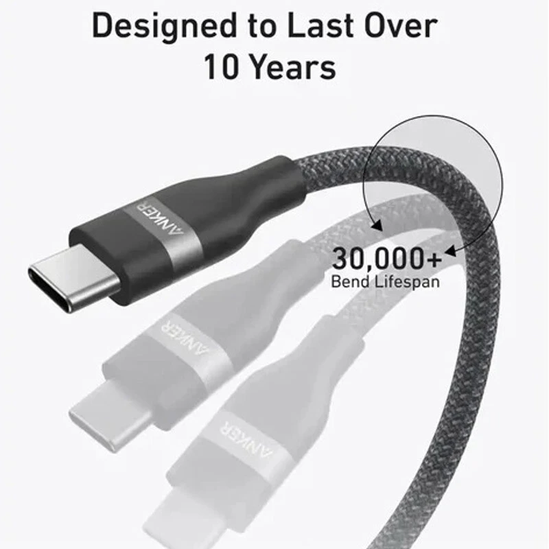 کابل تبدیل فست شارژ Anker A82E2 Type-C to Type-C PD 240W 1.8m
