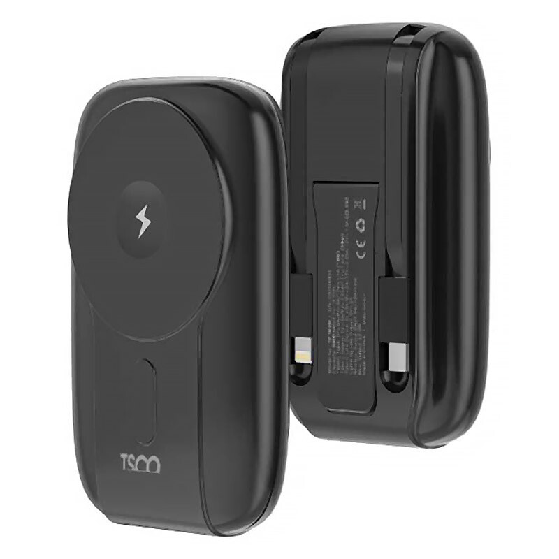 پاور بانک بی سیم فست شارژ تسکو TP 906W Q3.0 PD 22.5W ظرفیت 5000 میلی آمپر ساعت