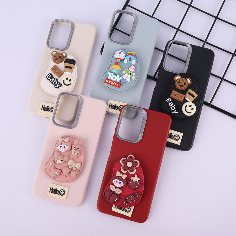 قاب چرمی ژله ای Leather شیائومی Redmi Note 12S پاپ سوکت دار