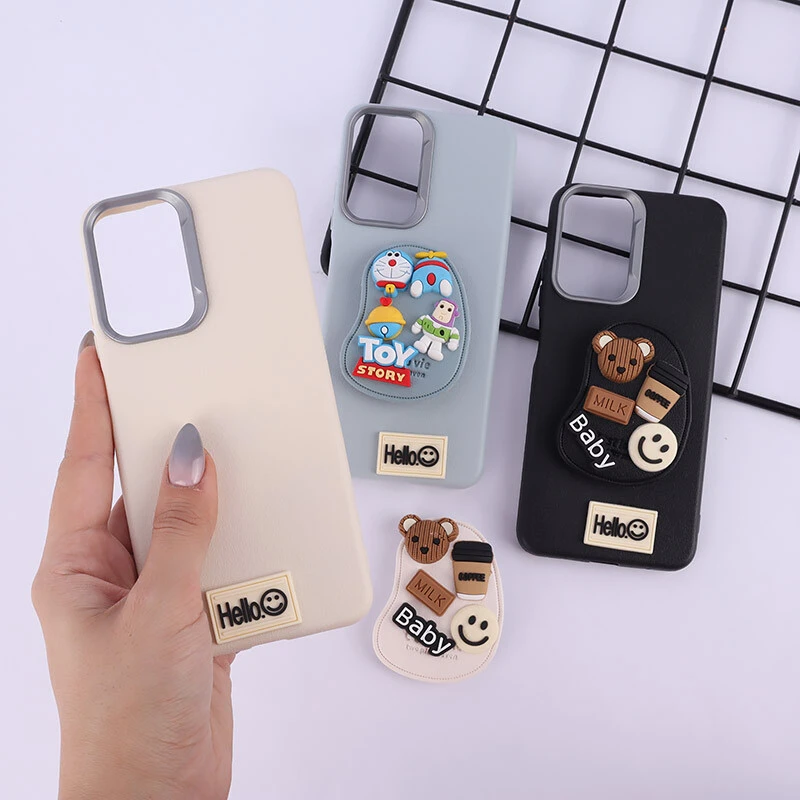 قاب چرمی ژله ای Leather شیائومی Redmi Note 12S پاپ سوکت دار