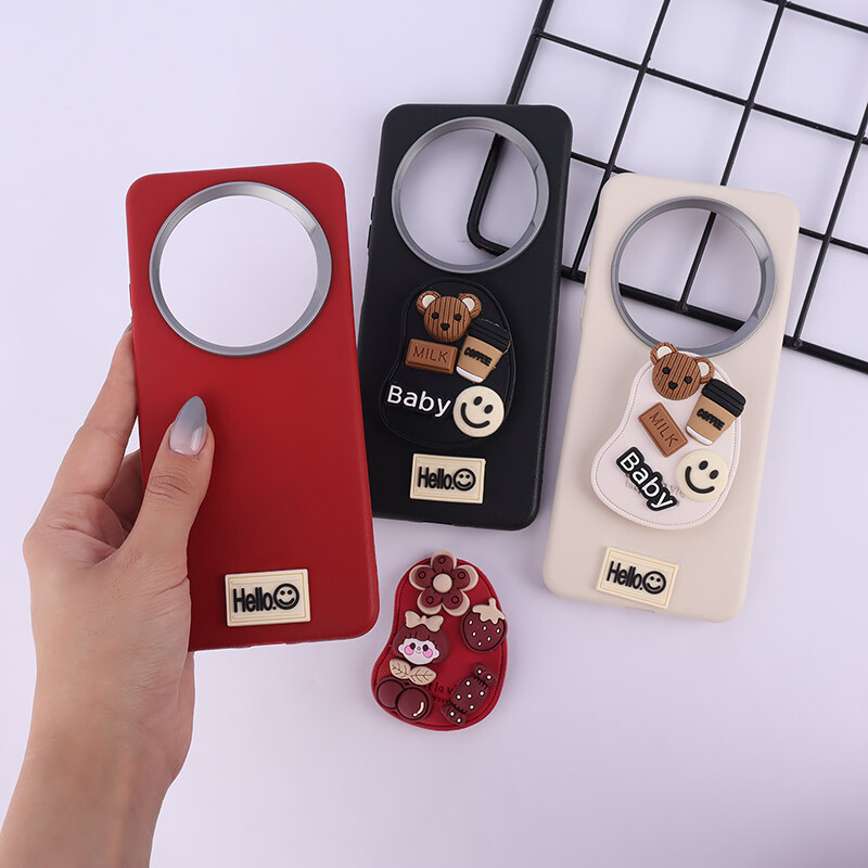 قاب چرمی ژله ای Leather شیائومی Redmi A4 پاپ سوکت دار