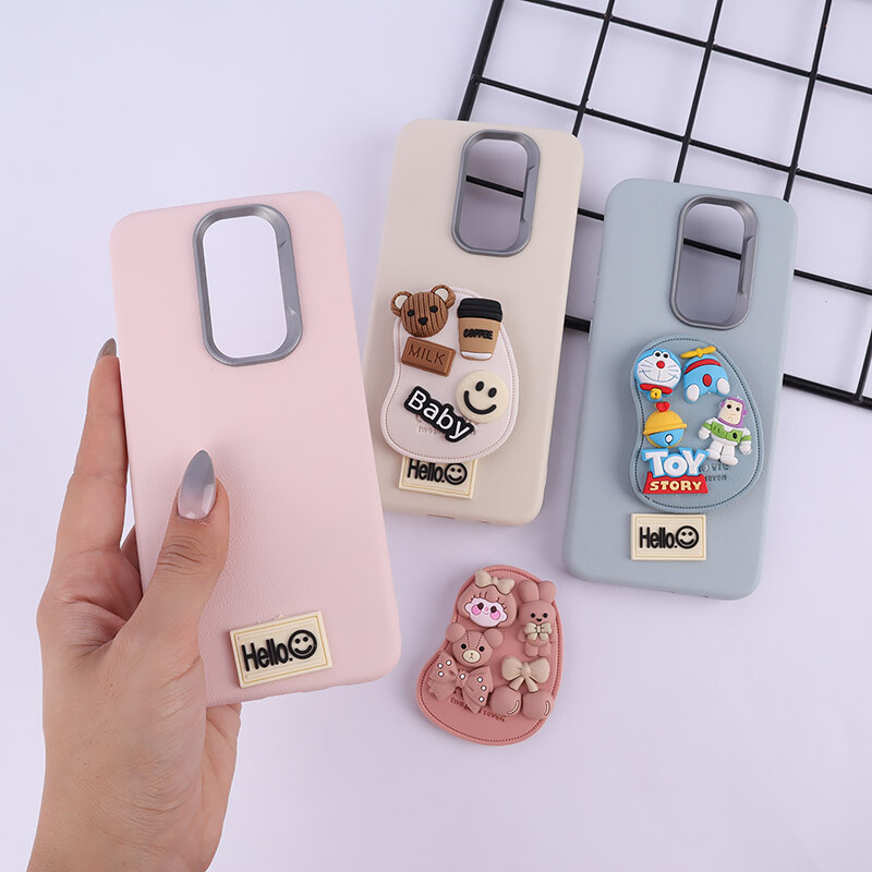 قاب چرمی ژله ای Leather شیائومی Redmi Note 8 Pro پاپ سوکت دار