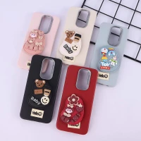 قاب چرمی ژله ای Leather شیائومی Redmi Note 8 Pro پاپ سوکت دار