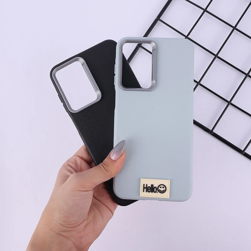 قاب چرمی ژله ای Leather سامسونگ Galaxy A26 پاپ سوکت دار