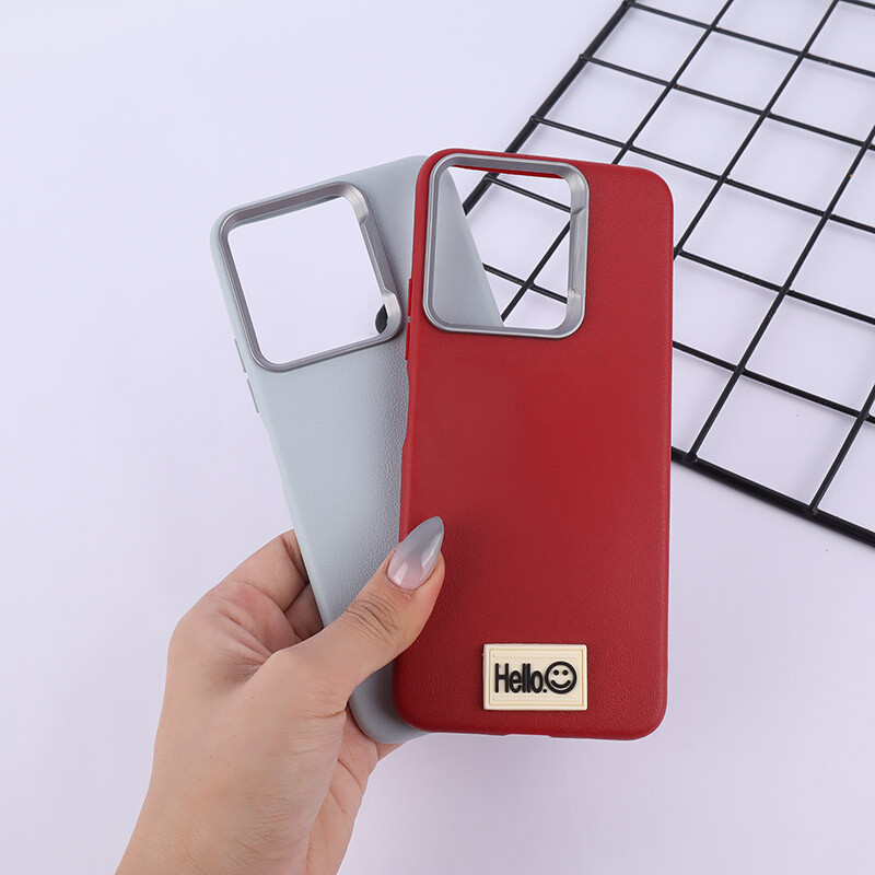 قاب چرمی ژله ای Leather شیائومی Redmi 13 4G / Redmi 13 5G پاپ سوکت دار