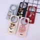 قاب چرمی ژله ای Leather شیائومی Redmi A4 / 14C / 14R / Poco C75 پاپ سوکت دار