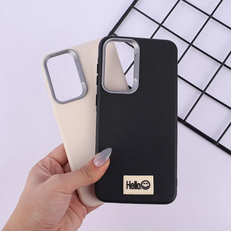 قاب چرمی ژله ای Leather سامسونگ Galaxy A36 پاپ سوکت دار