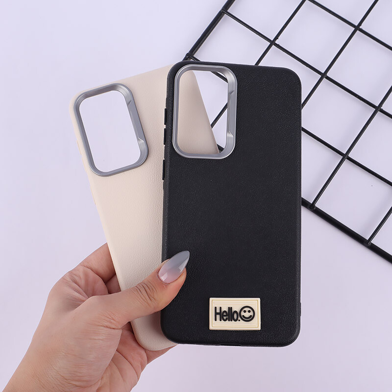 قاب چرمی ژله ای Leather سامسونگ Galaxy A36 پاپ سوکت دار