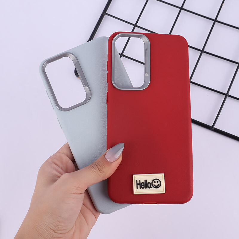 قاب چرمی ژله ای Leather سامسونگ Galaxy A56 پاپ سوکت دار