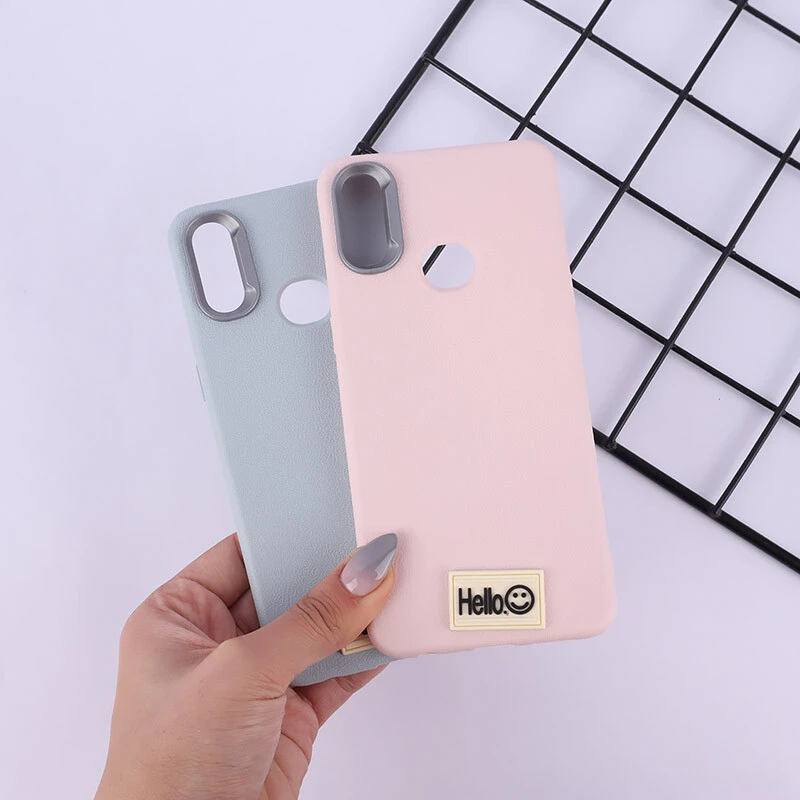 قاب چرمی ژله ای Leather سامسونگ Galaxy A10s پاپ سوکت دار