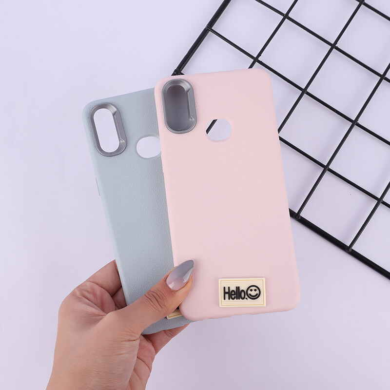 قاب چرمی ژله ای Leather سامسونگ Galaxy A10s پاپ سوکت دار