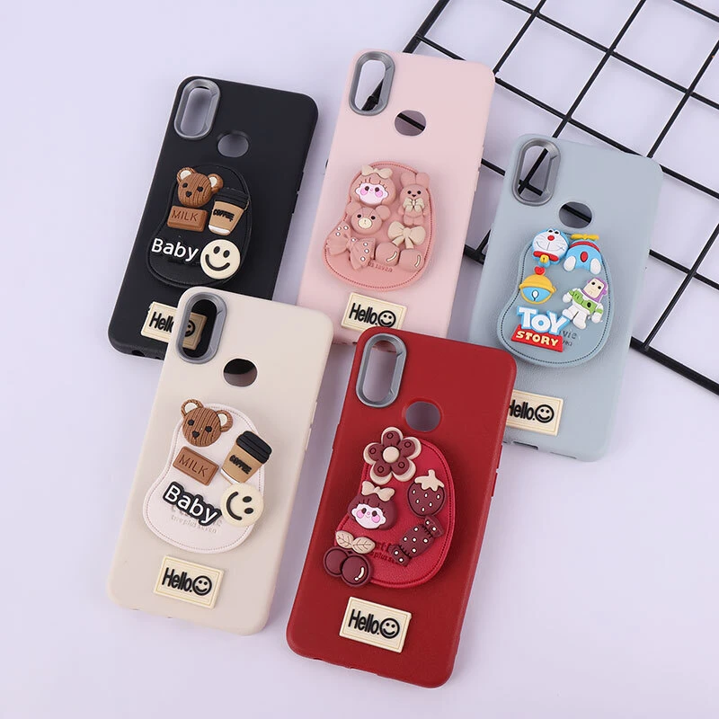 قاب چرمی ژله ای Leather سامسونگ Galaxy A10s پاپ سوکت دار