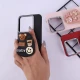 قاب چرمی ژله ای Leather شیائومی Redmi Note 14 پاپ سوکت دار