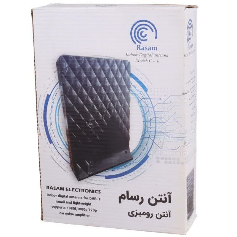 آنتن رومیزی دیجیتالی رسام مدل C4 طول کابل 172 سانتی متر