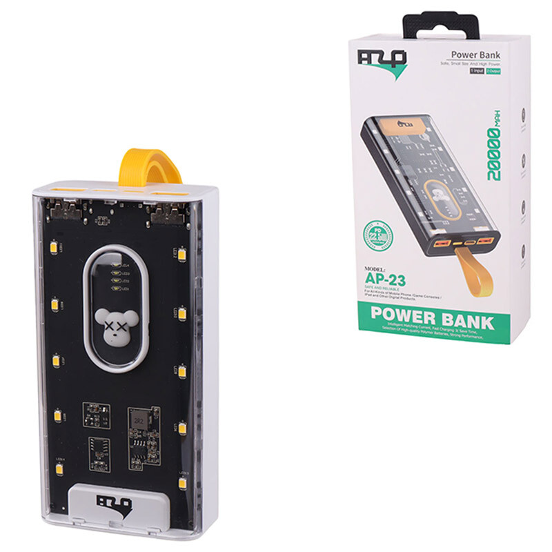 پاوربانک فست شارژ ای زد پی AP-23 PD 22.5W ظرفیت 20000 میلی آمپر ساعت