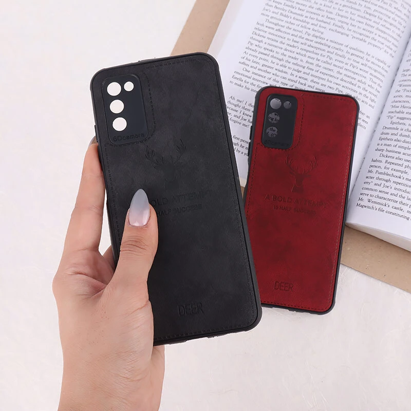 قاب چرمی A Bold Attempt سامسونگ Galaxy A02s / M02s / A03s محافظ لنزدار